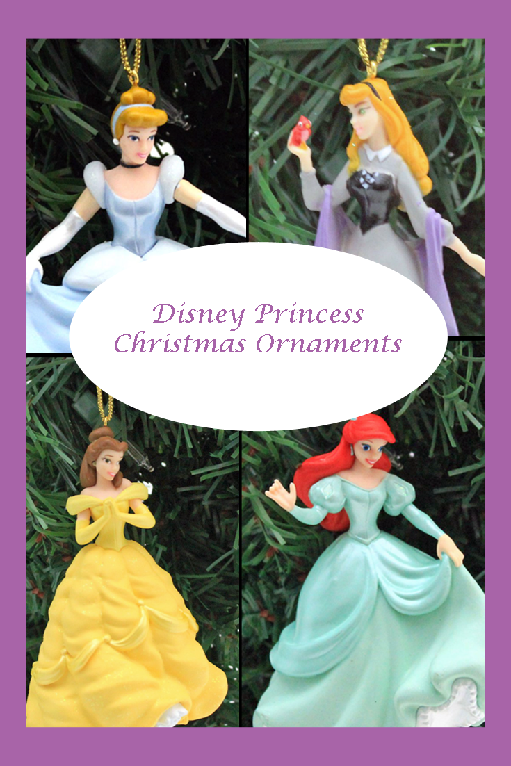 Gorgeous selection of Disney Princess Christmas ornaments