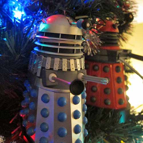 Dalek Christmas Tree Ornaments