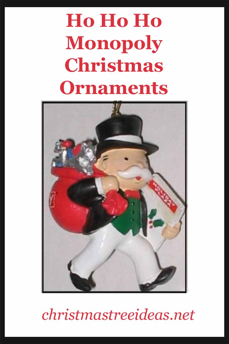 Monopoly Christmas Tree Ornaments