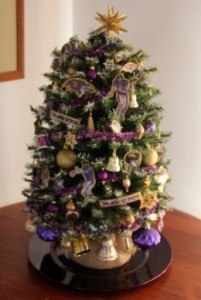 Baltimore Raven's Christmas Tree