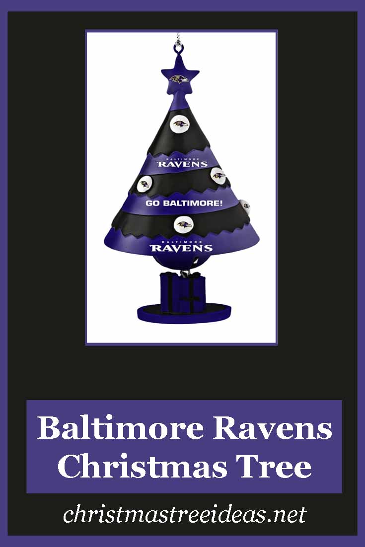 How to create a Baltimore Raven's Christmas Tree