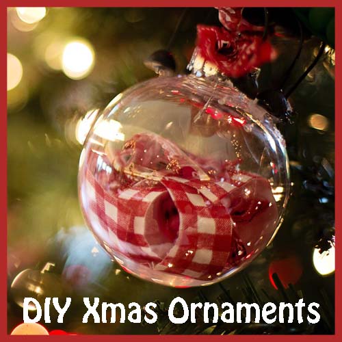 Great ideas for some diy Christmas ornaments, fun craft ideas to decorate your Christmas tree with.