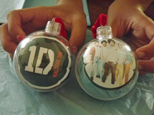 homemade one direction christmas ornaments