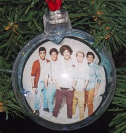 DIY One Direction Celebrity Christmas Ornaments