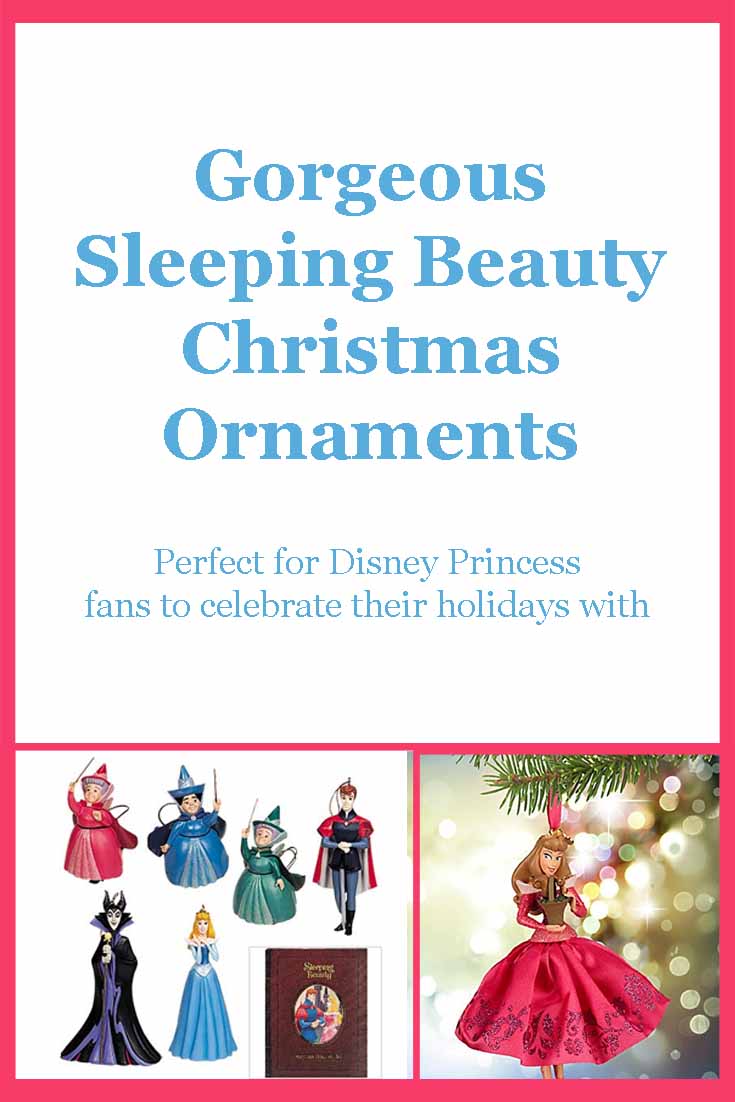 Sleeping Beauty Christmas ornaments