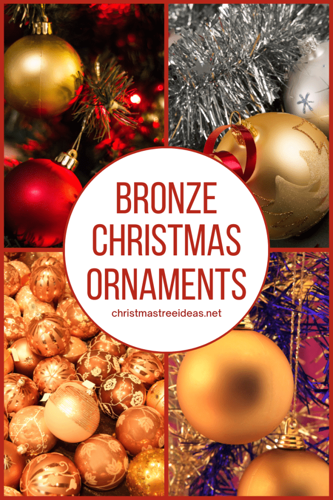 Bronze Christmas Ornaments