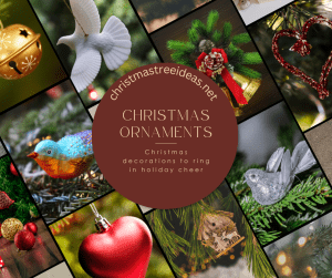 Birds, hearts and bells Christmas ornaments to decorate your Christmas tree with