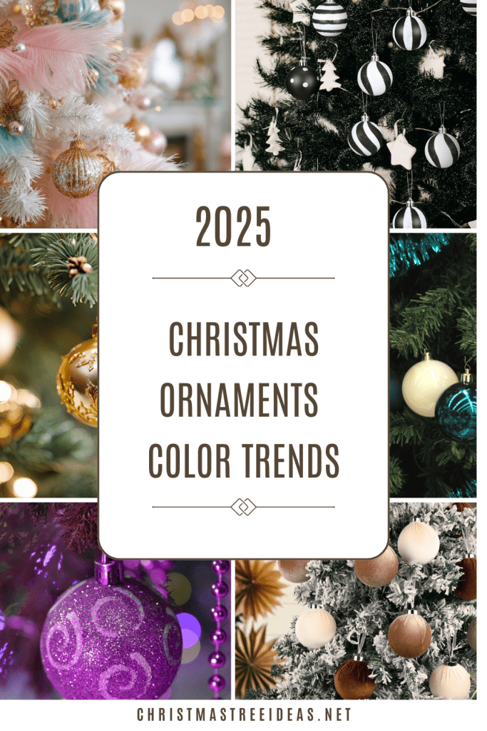 Christmas ornaments color trends of 2025 2025 color trends for Christmas ornaments