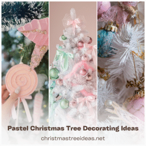 Some examples of pastel Christmas trees to inspired you this holiday season.